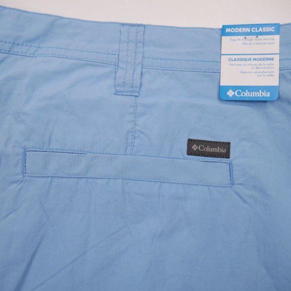 Columbia Men's Lightweight Poplin Summer Shorts - Picture 3 of 9